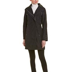 Black Tahari Women's Raincoat